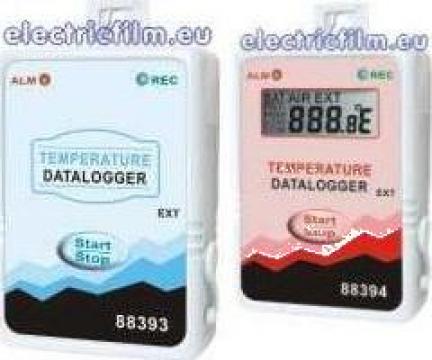 Inregistrator de temperatura data logger fara/cu lcd+ rs232