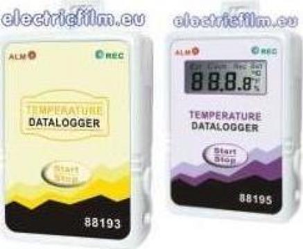 Inregistrator de temperatura logger fara/ cu LCD si rs232