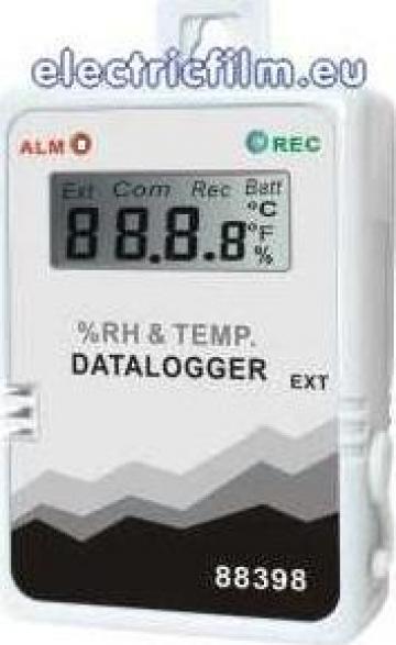 Inregistrator de temperatura, rh, lcd si rs232 88398