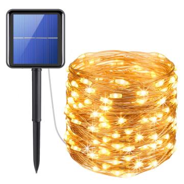 Instalatie solara pentru casa sau gradina 120 LED cu 14 m