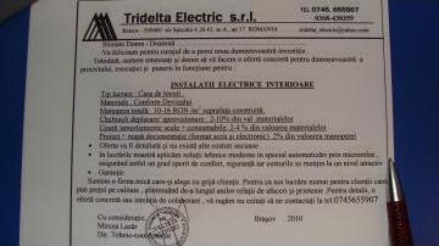 Instalatii electrice interioare