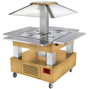 Insula Bufet - Bar de salata frigorifica, 4x GN1/1-150