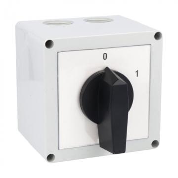 Intrerupator 63A 18.5kw 0-1 on-off 3 poli IP65 cu came