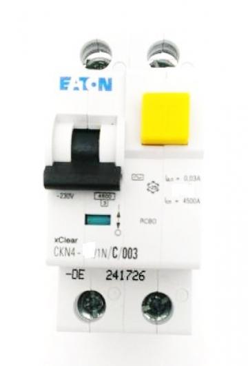 Intrerupator automat diferential 1P+N, 25A Eaton CKN4-25