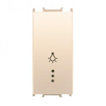 Intrerupator revenire cu led simbol bec 1M 16ax 250V