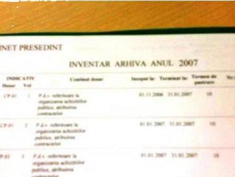 Inventariere arhiva