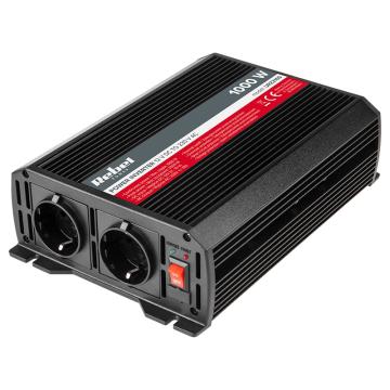 Invertor de tensiune Kemot URZ3169, 1000W, 12V, 2 prize