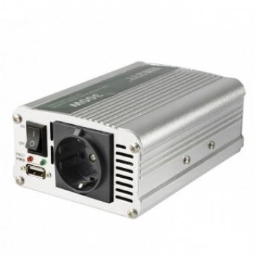 Invertor tensiune, Sal SAI 60USB, 12V DC 220V AC, 600 W, USB