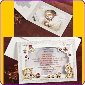 Invitatie botez cu sau fara poza
