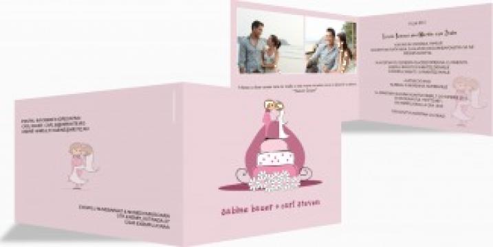 Invitatie nunta Love song
