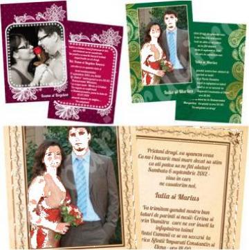 Invitatii de nunta si botez personalizate