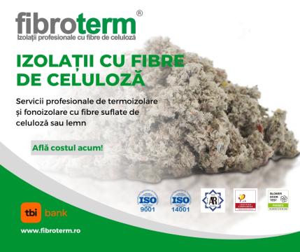 Izolatii cu celuloza Fibroterm
