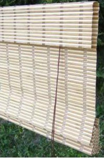 Jaluzele orizontale de bambus
