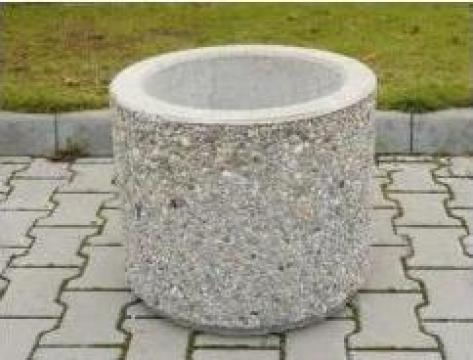 Jardiniera beton rotunda