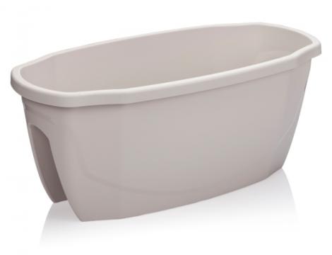 Jardiniera flori pentru balustrada balcon Serinova 58x29xh24