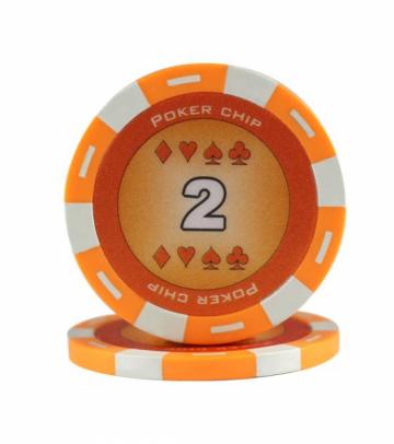Jeton Poker Chip 11.5g - culoare portocaliu