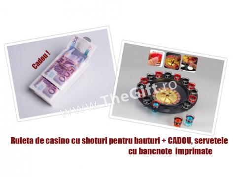 Joc Ruleta casino cu shoturi, servetele bancnote