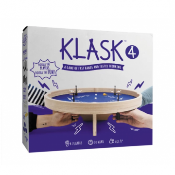 Joc magnetic de societate Klask 4, pentru 4 jucatori