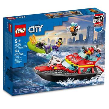 Jucarie Barca de salvare a pompierilor 60373 Lego City