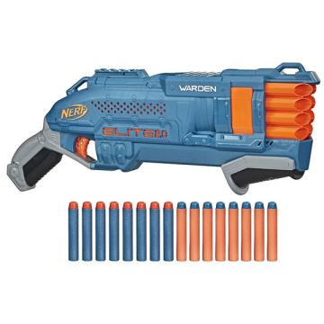 Jucarie Blaster Nerf Elite 2.0 - Warden DB-8 cu 16 poiectile