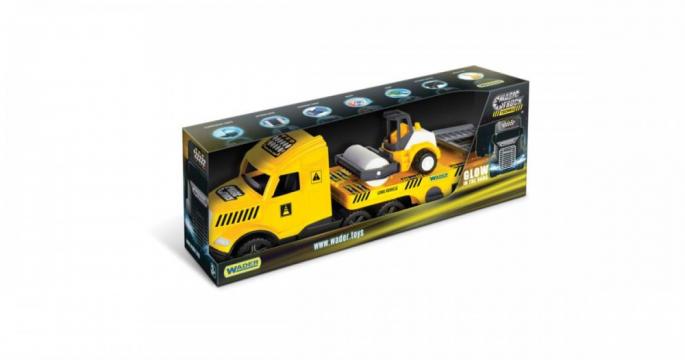 Jucarie Camion cu lumini Wader Magic Truck Technic 80cm