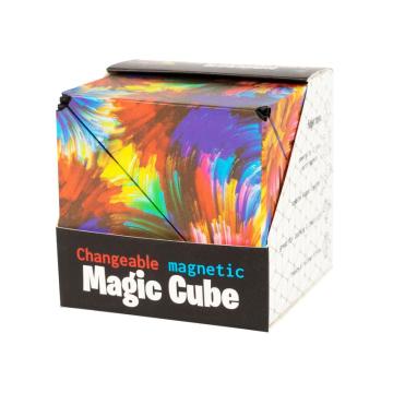 Jucarie Cub tangram magnetic, 3D Magic Cube, Kaleidoscope
