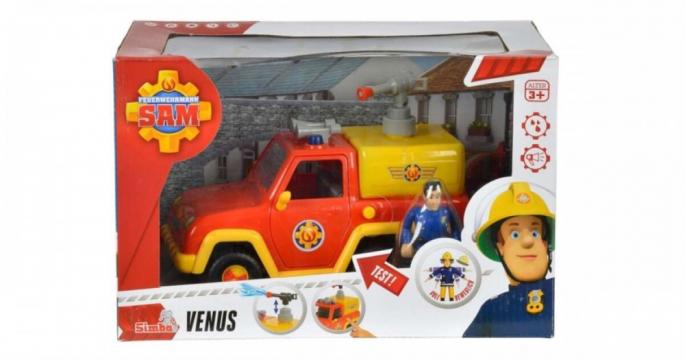 Jucarie Masina de pompieri Pompierul Venus cu Sam Simba Toys