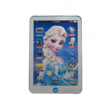 Jucarie Tableta interactiva, Frozen, muzica, albastru