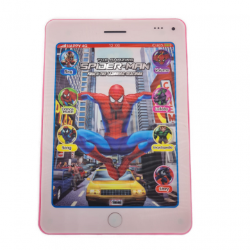 Jucarie Tableta interactiva, Spider-Man, muzica, roz