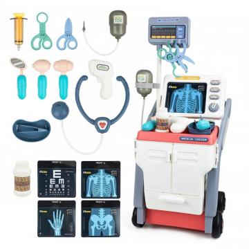 Jucarie carucior medical cu simulare sunete si accesorii