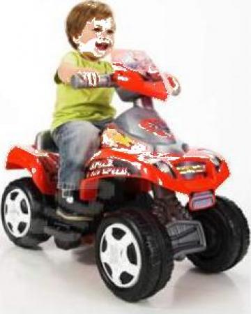 Jucarie copii ATV Nitro Lightning McQueen cu Acumulator