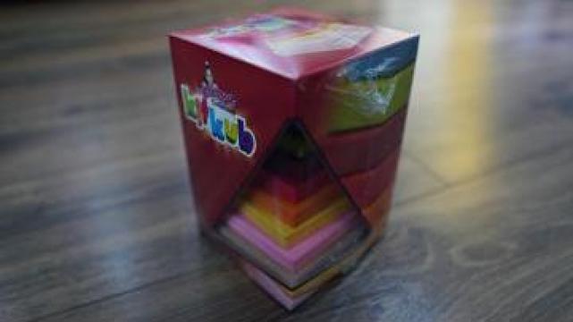 Jucarie educativa Kit-kub - turn colorat