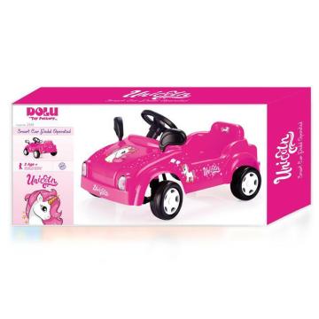 Jucarie masinuta cu pedale copii Dolu Unicorn, DOLU2519