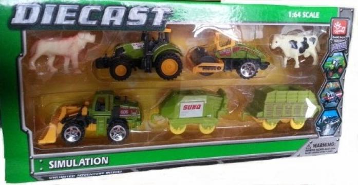 Jucarie set tractor pentru copii