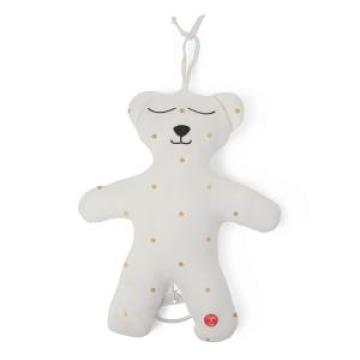 Jucarie ursulet 40cm, Jersey Gold Dots Childhome