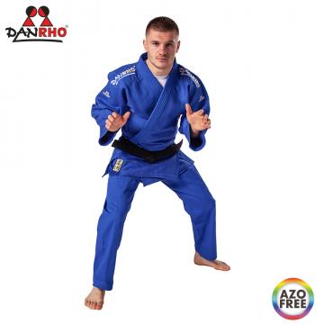 Kimono judo 850 Danrho Kano albastru