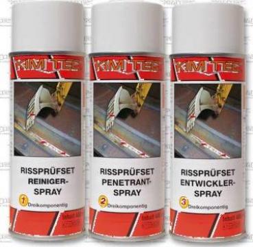 Kit 3 spray-uri detectare fisuri