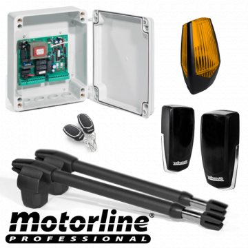 Kit automatizare poarta batanta 2x2.5m-Motorline LINCE300-K