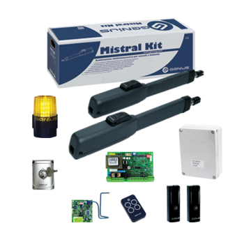 Kit automatizare poarta batanta Mistral 300, 2x2.5m - Genius