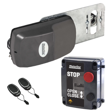 Kit automatizare usa sectionala max. 15mp, motor 24V DC