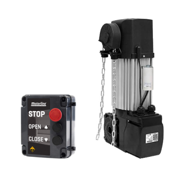 Kit automatizare usa sectionala max. 48mp, motor 230V AC