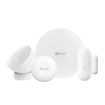 Kit sistem de alarma Smart Home Ezviz, comunicare wireless