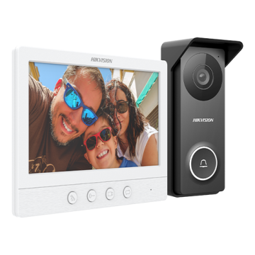 Kit videointerfon analogic, ecran 7 , conectare 4 fire