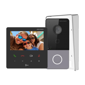 Kit videointerfon pentru 1 familie, Wi-Fi 2.4Ghz