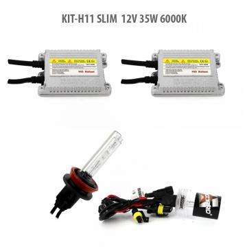 Kit xenon H11 35W 6000K 12V Slim