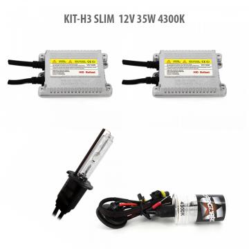 Kit xenon H3 35W 4300K 12V Slim