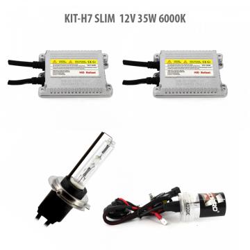 Kit xenon H7 35W 6000K 12V Slim