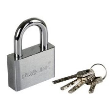 Lacat securizat de alama cu tija curbata 60mm