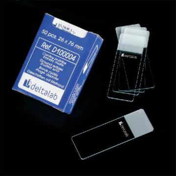 Lame microscop matuite la un capat, 26x76 mm Deltalab