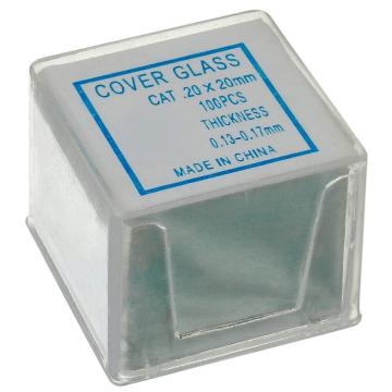 Lamele microscop 20 x 20 mm - 100 buc